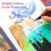 Fitto 24 Pieces Water Color Pens 12.5cm Assorted Colors for Art, Drawing &amp; Crafting