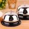 Fitto 85mm Metallic Office Bell, 8.5x6cm Desk Ring Bell for Office & School