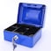 Fitto Deposit Box 9x12.5cm Blue – Secure Storage for Documents and Valuables