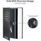 Fitto Deposit Box 8x4.5x11.5cm Black – Secure Storage and Organization