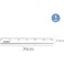 Fitto Aluminium Ruler Scale 30cm – Accurate Measuring Tool for Crafts, DIY, Engineering