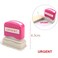 Fitto Urgent Stamp 6.5cm Pink Cover for Quick Office & Mail Use
