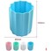 Fitto Plastic Pen Holder 10x8cm Assorted Colors Desk Organizer