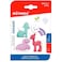 Fitto 4 Pieces Assorted Animal Shaped Erasers, Colorful School Supplies