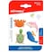 Fitto 4-Piece Sea Animal Shaped Erasers, Assorted Colors