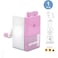 Fitto 1 Piece Pencil Sharpener with Container Pink