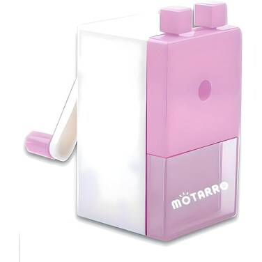 Fitto 1 Piece Pencil Sharpener with Container Pink