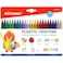 Fitto 24 Pieces Plastic Cryons, 12cm, 24 Vibrant Colors