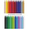 Fitto 24 Pieces Plastic Cryons 9cm - 24 Vibrant Colors Craft Tools