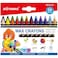Fitto 24 Pieces Plastic Cryons 9cm - 24 Vibrant Colors Craft Tools