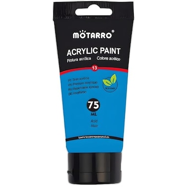Fitto 75ml Acrylic Paint Acid Blue for Artists and Crafters
