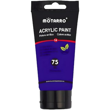 Fitto 75ml Acrylic Paint Ultramarine Blue for Canvas Art, DIY Crafts, and Techniques