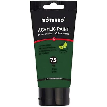 Fitto 75ml Acrylic Paint Grass Green for Art & DIY Projects