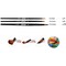Fitto 3 Piece Painting Brush Set, Point Tips for Detail Painting and Art