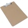 Fitto A5 Sheet Folder with Clip, 23x15.5cm, 50 Sheet Capacity, Brown