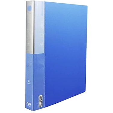 Fitto 2 Hole Level File for A4 Sheets 34x25cm Blue Office Binder