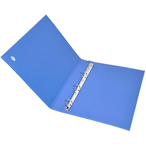 Fitto 4 Hole Binder Folder A4 34x25cm Blue Office Binding File