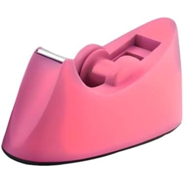 Fitto Pink Tape Dispenser - 1 Piece for Office & Home Use