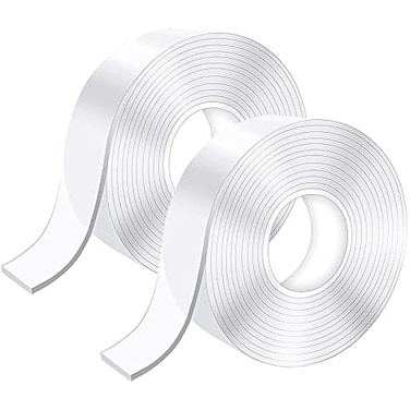 Fitto Transparent Sticky Tape 2 Pieces 24mmx30m Adhesive for Office, Home & Crafts
