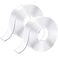 Fitto Transparent Sticky Tape 2 Pieces 24mmx30m Adhesive for Office, Home & Crafts