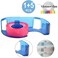 Fitto 5 Pieces Transparent Tape with 1 Tape Dispenser, Assorted Colors