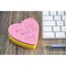 Fitto 100 Sheets Heart Shaped Sticky Notes, Assorted Colors for Office & Home