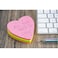 Fitto 100 Sheets Heart Shaped Sticky Notes, Assorted Colors for Office & Home