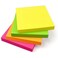 Fitto 200 Sheets Sticky Notes 7.6x7.6cm Square Assorted Colors for Office &amp; Home Use