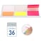 Fitto 36 Pieces Page Makers 2.5x3.8cm 12 Pack 3 Color Assorted