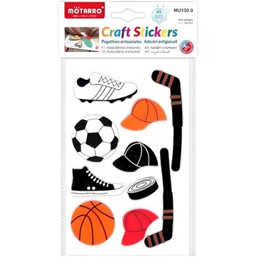 Fitto Sports Series Craft Stickers 17.7x11.2cm - Sports Decals for Activities