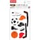 Fitto Sports Series Craft Stickers 17.7x11.2cm - Sports Decals for Activities