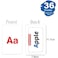 Fitto Being Words Series Flash Cards - 36 Sheets, 12x7.7cm Educational Card Set