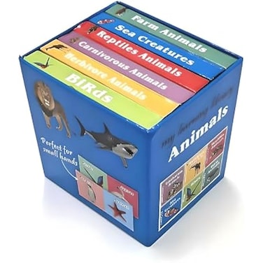 Fitto Learning Books for Beginners, Animal series, pack of 6 books.