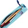 Fitto Sky Blue Pencil Pouch, 20x4x3cm, Stationery Organizer