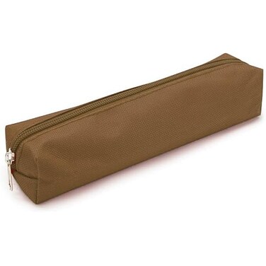 Fitto Pencil Pouch 20x4x3cm Brown - School Stationery Bag for Pencils and Supplies