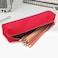Fitto Red Pencil Case 21x3x3cm Stationery Organizer