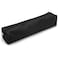 Fitto Black Pencil Case 21x3x3cm - Durable, Compact Stationery Organizer