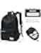 Fitto Black School Bag 40x30cm is a durable and practical backpack designed for students and daily use