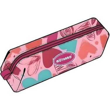 Fitto Red Pencil Case 20x6x6cm Stationery Organizer for Pens &amp; Pencils