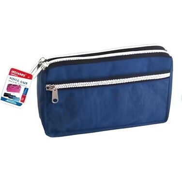 Fitto Pencil Case 20x6.5x11cm Blue - Compact Organizer for School, Office &amp; Travel