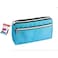 Fitto Sky Blue Pencil Case 20x6.5x11cm for School & Office Use