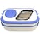 Fitto White Lunch Box with Bottle Set – Ideal for School, Work, and On-the-Go Meals