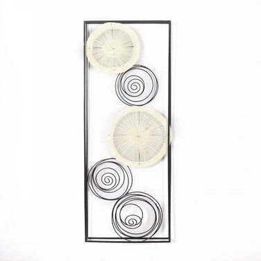 Fitto Sleek Linear Metal Wall Accent 30x4x80cm - Modern Decorative Wall Art for Home & Office