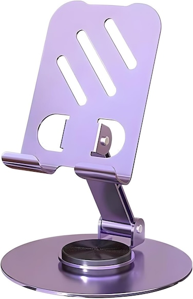 Fitto 360-Degree Rotating Phone Stand For Desk - Adjustable Smartphone Holder for Home &amp; Office