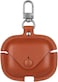 Fitto Leather Case Cover For Apple Airpods Pro 2 With Hook, Protective Case For Airpods Pro 2nd Gen (RED)