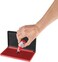 FITTO Stamp Pad – Premium Quick-Drying Ink for Clear, Smudge-Free Impressions – Ideal for Rubber & Polymer Stamps – Long-Lasting, Non-Toxic, Vibrant Ink Pad for Office, Crafting, and DIY Projects, Red