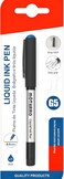 Fitto Liquid Ink Pen 0.5mm Gray, 14cm, Smooth Writing, Office & School Supplies