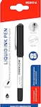 Fitto Liquid Ink Pen 0.5mm, 14cm, Gray, Smooth Writing, Office & School Supplies