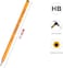 Fitto HB Pencil 17.5 cm - Ideal for Writing, Drawing, and Sketching