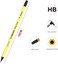 Fitto HB Pencil 19 cm, Ideal for Writing and Drawing, Pack of 12